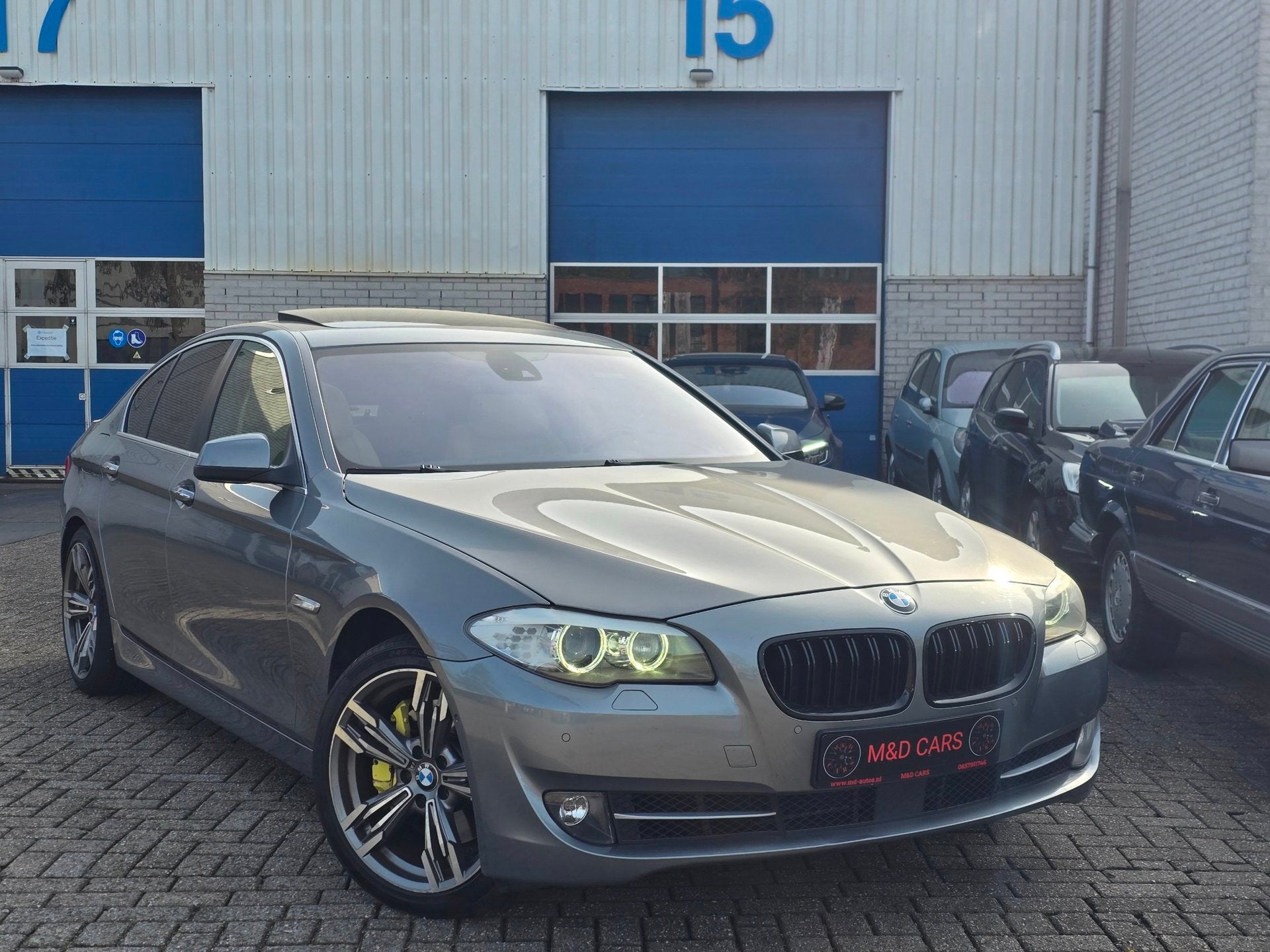 BMW 5-serie 535i High Executive AUTOMAAT/SCHUIFDAK/MEMORY ST, Auto's, BMW, Automaat, Euro 5, Achterwielaandrijving, Gebruikt