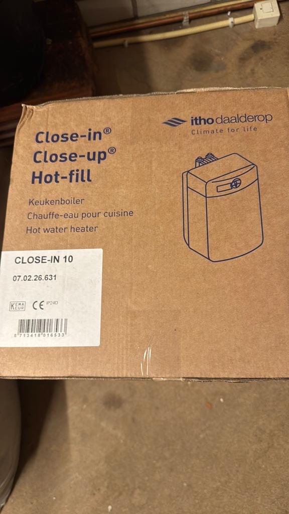 Nieuwe daalderop close in boiler 10L, Ophalen of Verzenden, Nieuw, Kraan