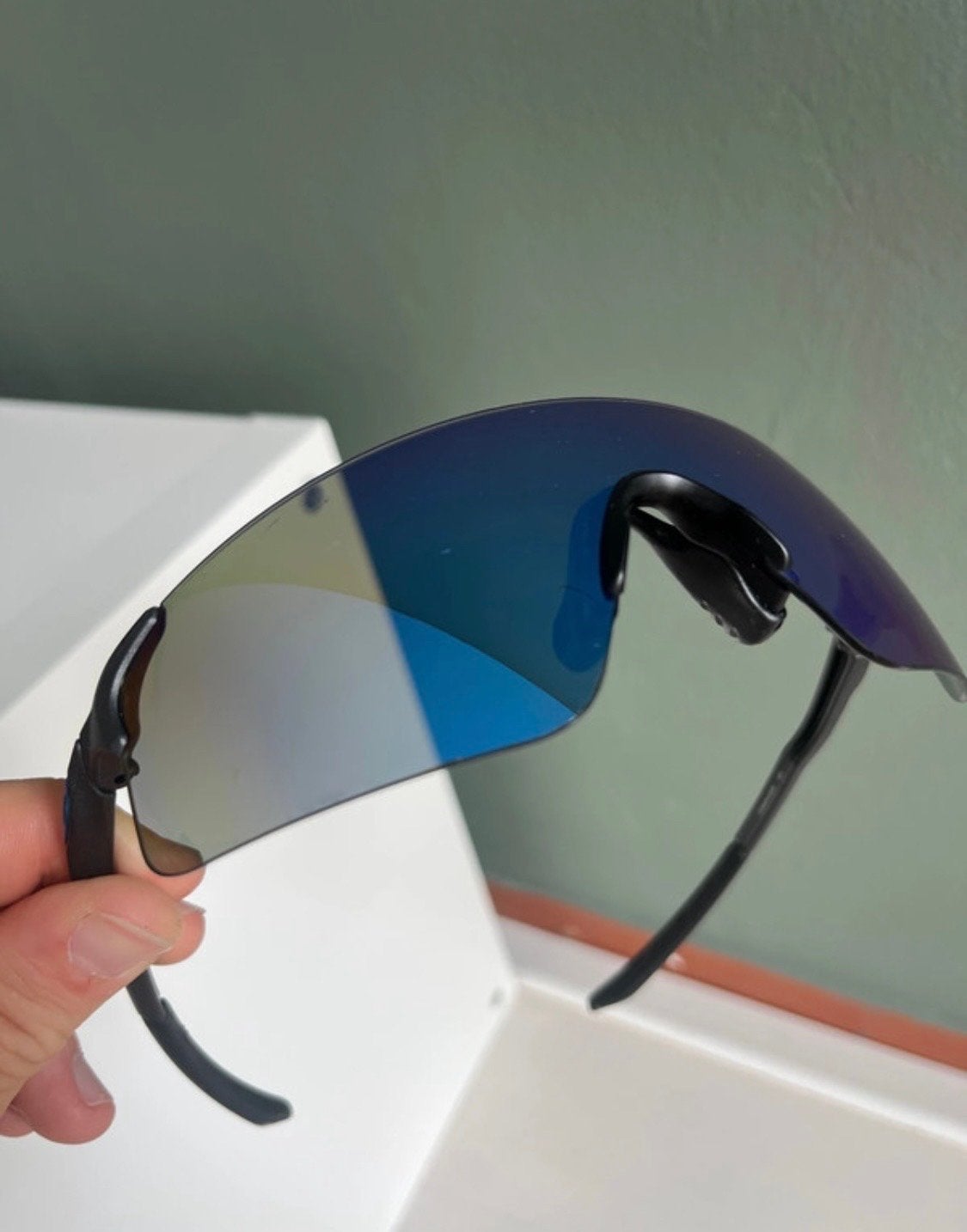 Oakley EVzero prizm, Sieraden, Tassen en Uiterlijk, Zonnebrillen en Brillen | Heren, Zonnebril, Blauw, Ophalen of Verzenden, Zo goed als nieuw