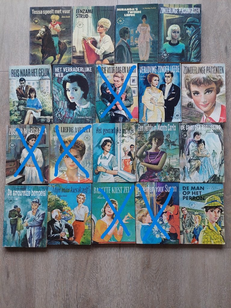 19 stuks romans uit de jaren '60, Boeken, Ophalen of Verzenden, Gelezen
