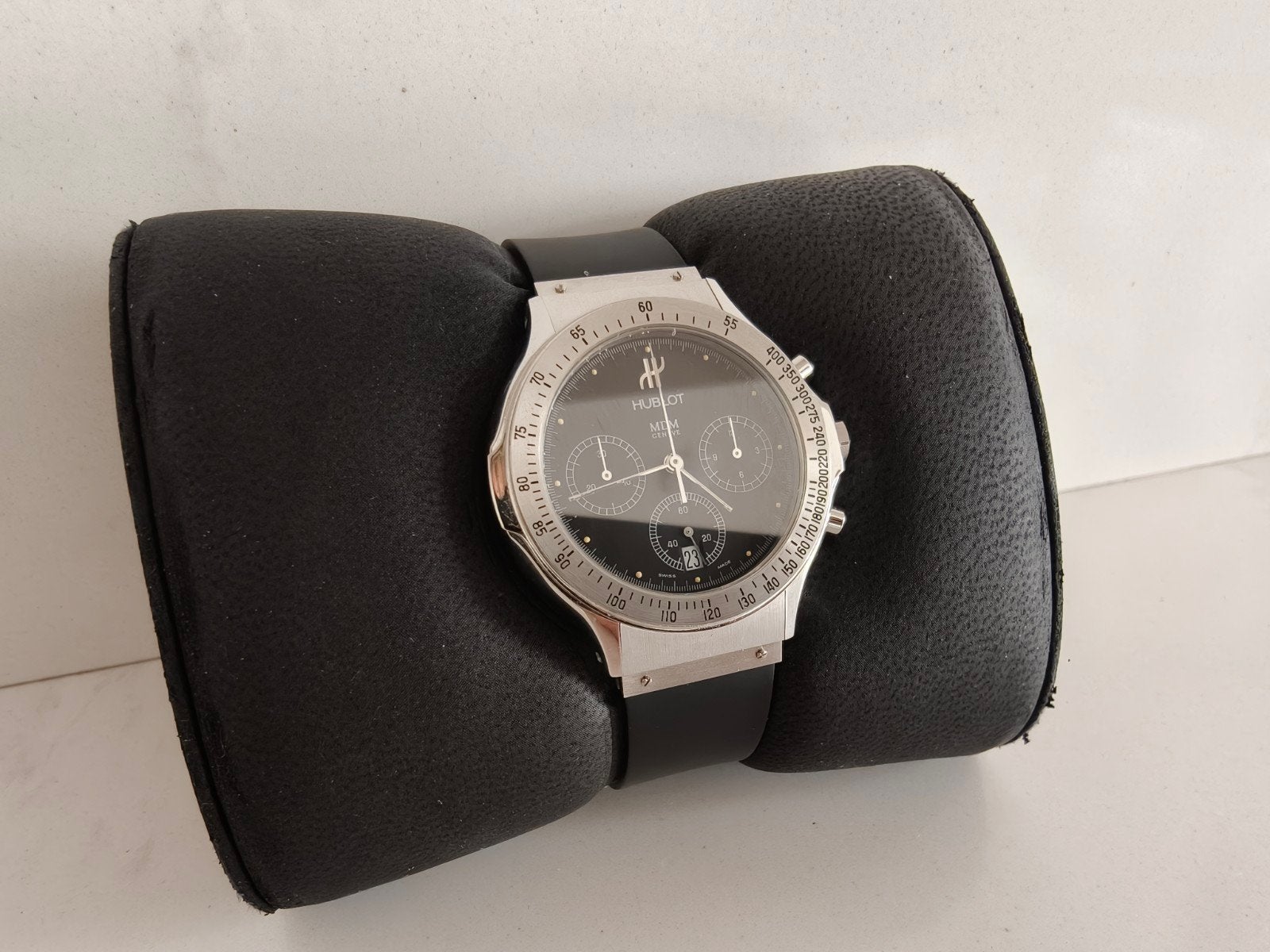 Hublot MDM Chronograaf Polshorloge - Zo goed als nieuw, Overige merken, Staal, Polshorloge, Overige materialen