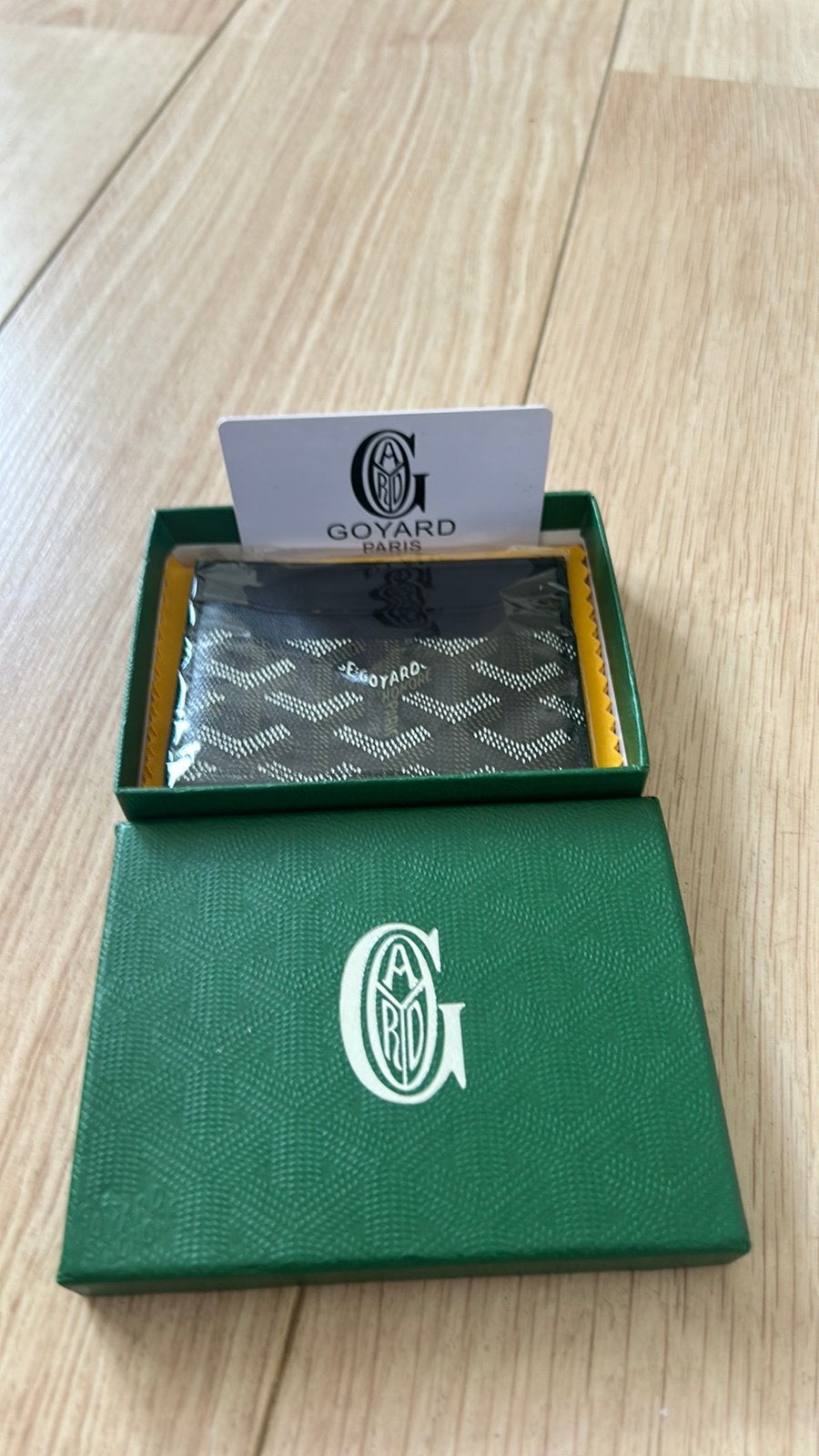 Goyard portemonnee, Sieraden, Tassen en Uiterlijk, Portemonnees, Overige merken, Verzenden, Zwart, Nieuw