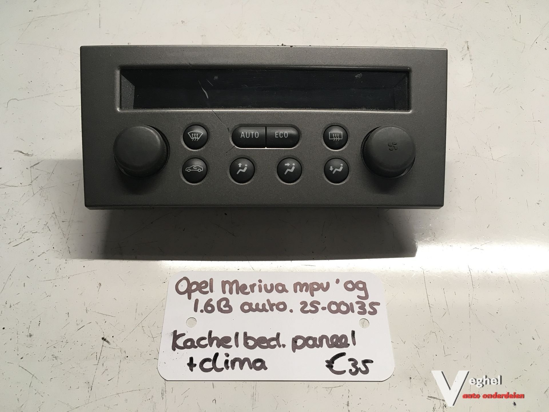 Opel Meriva 1.6 automaat 2009 2500135  Kachelbed paneel clim