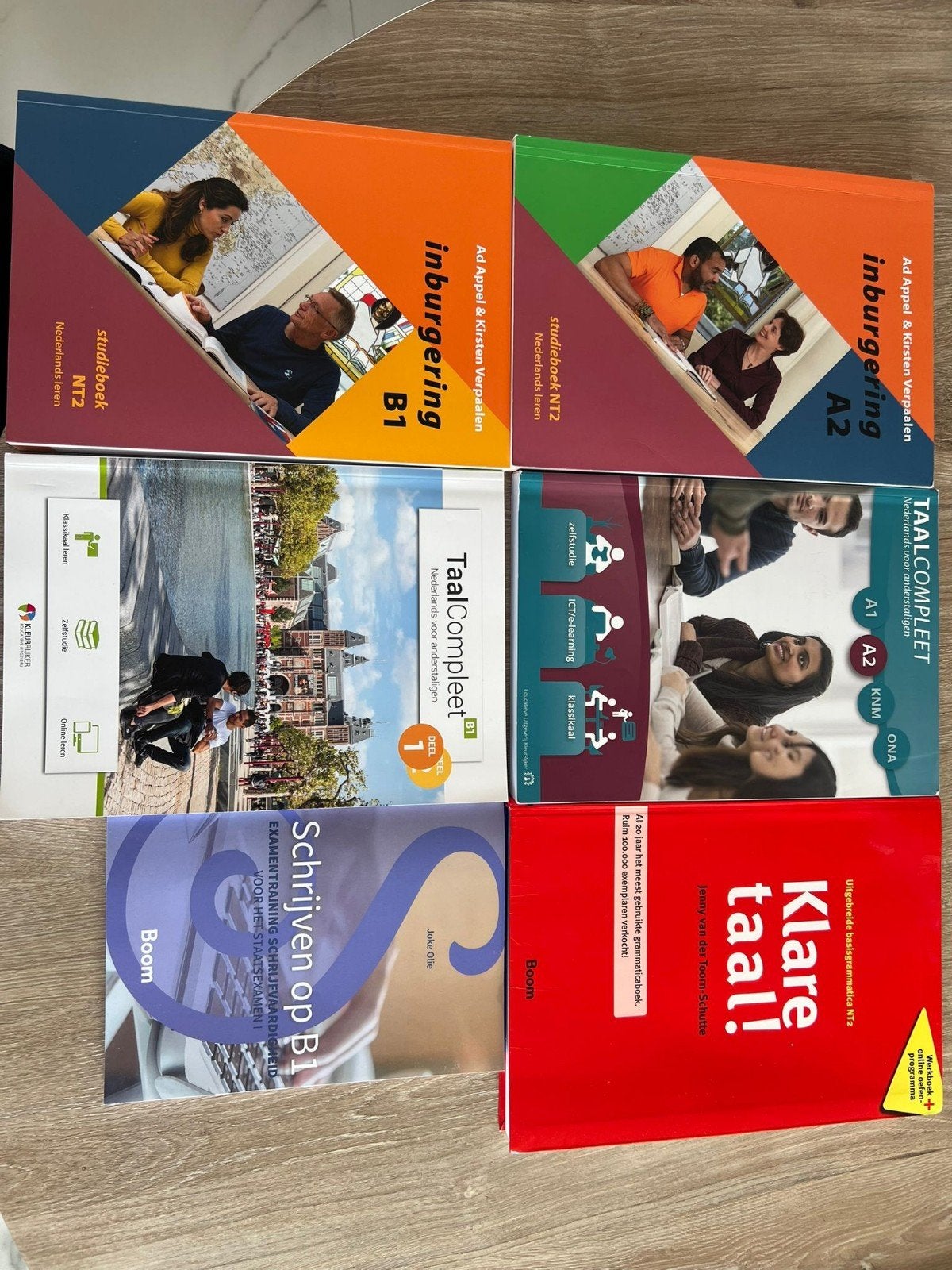 NT2 Inburgering & TaalCompleet Boeken (B1, A2, A1), Ophalen of Verzenden