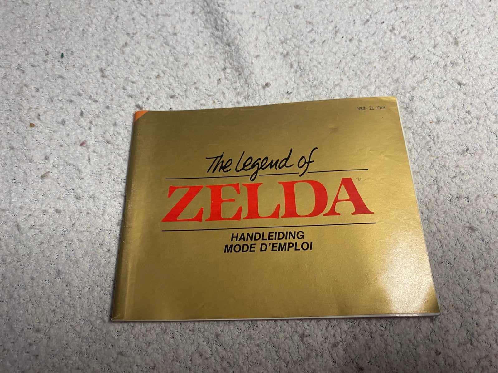 Boekje The legend of Zelda voor de NES ZELDZAAM!!, Spelcomputers en Games, Games | Nintendo NES, Avontuur en Actie, 1 speler, Ophalen of Verzenden