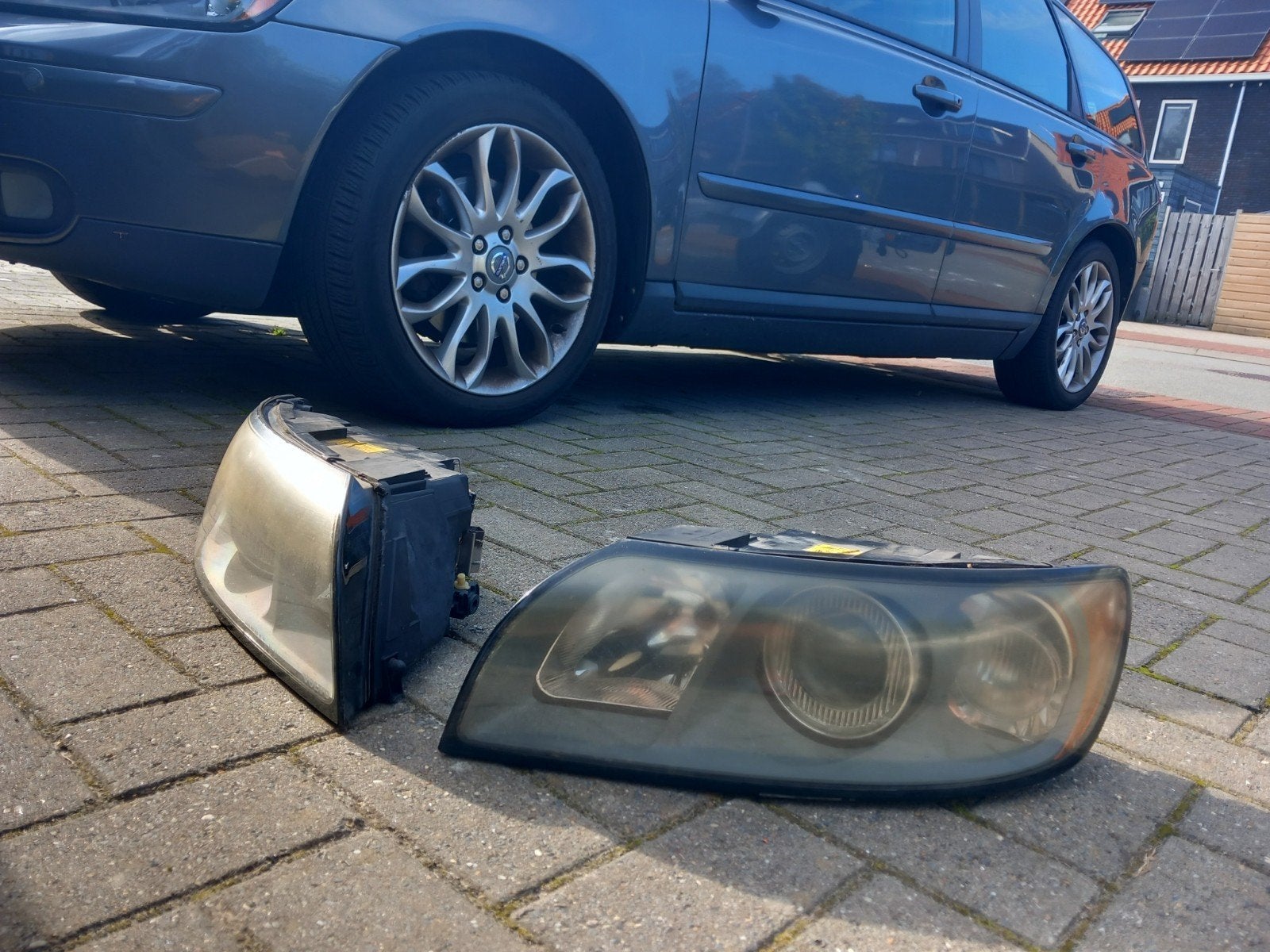 Volvo V50 Koplampen 2006 - APK Goedgekeurd, Auto-onderdelen, Ophalen, Gebruikt, Volvo