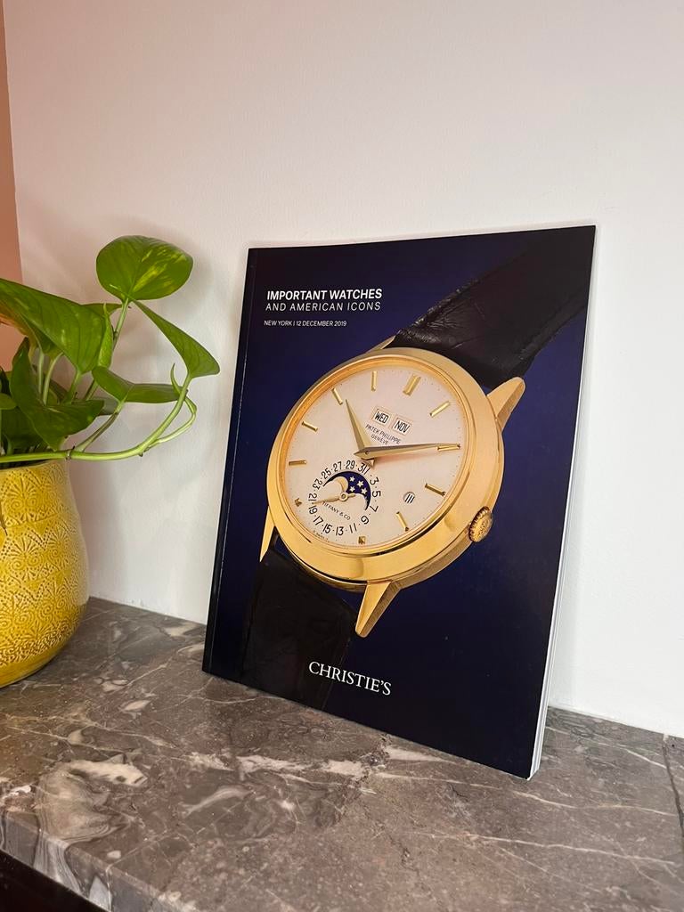 Important watches and American icons - Christie’s- 2019, Ophalen of Verzenden