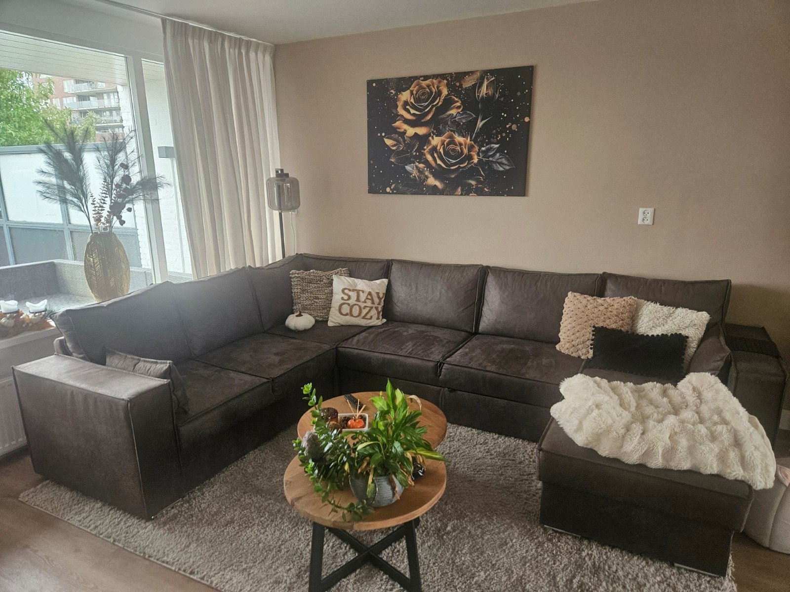 Zo goed als nieuwe hoekbank van Seats and Sofas, Ophalen, Hoekbank, 300 cm of meer, Zo goed als nieuw