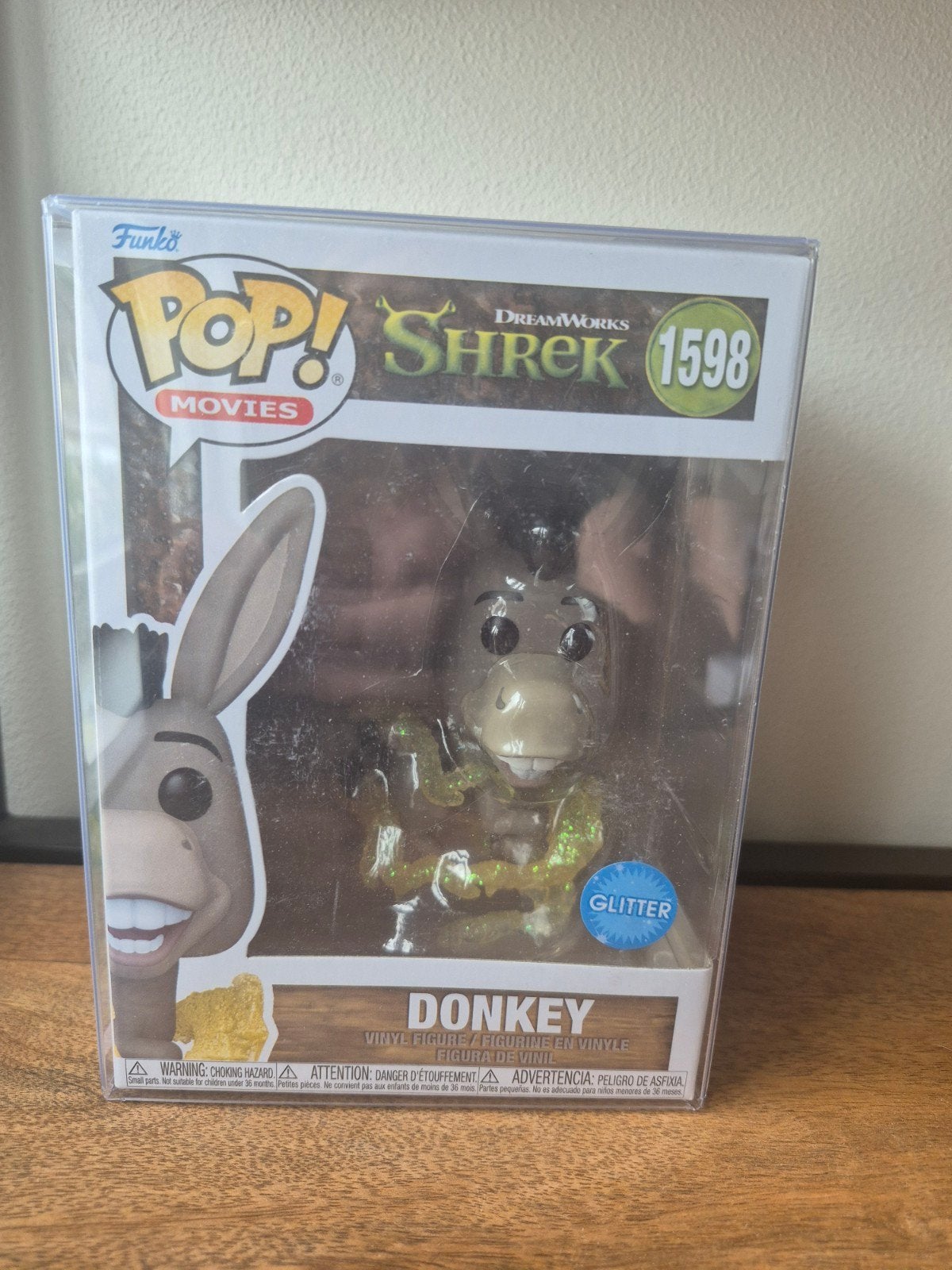 Funko pop Donkey glitter, Ophalen of Verzenden, Zo goed als nieuw