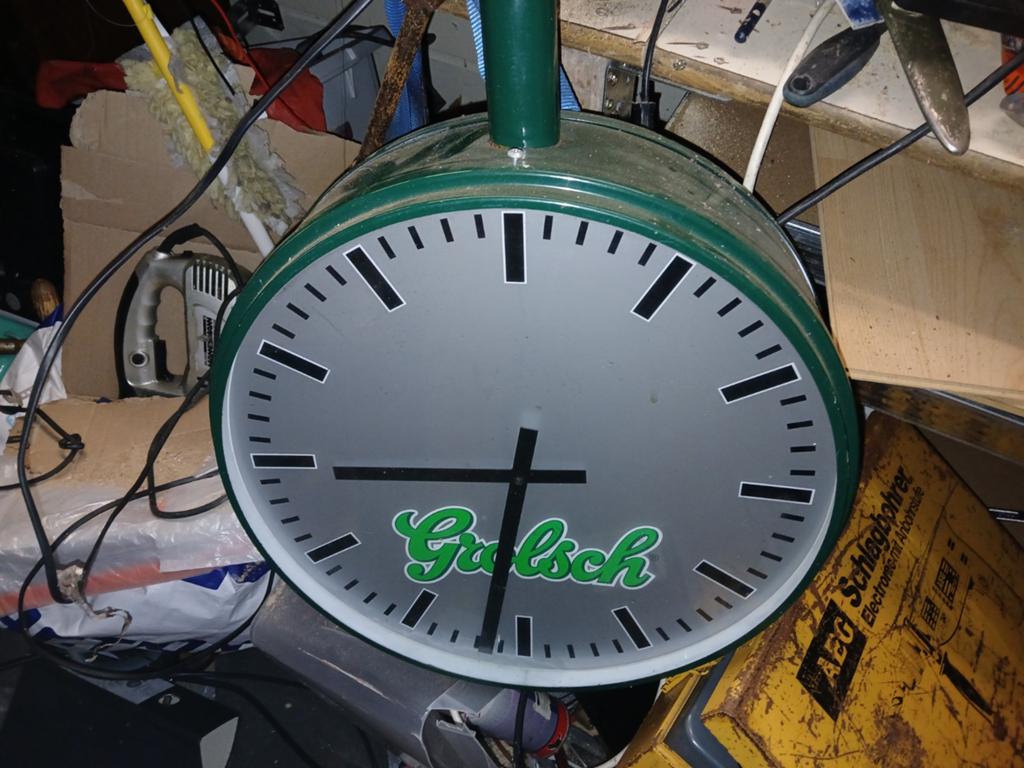 Grolsch klok, Ophalen of Verzenden, Wandklok
