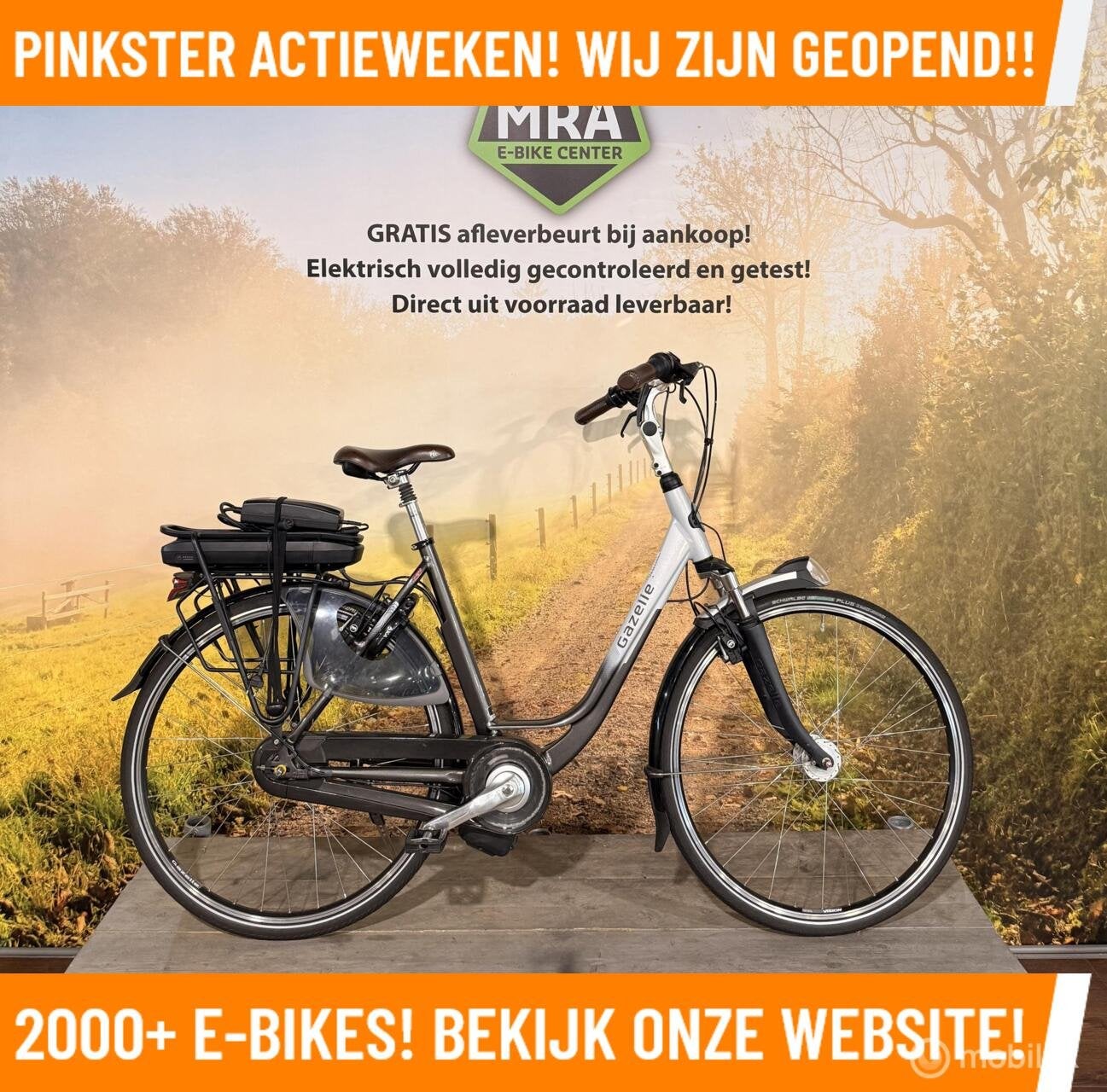 Gazelle Orange Comfort Elektrische fiets met midden motor!, 51 tot 55 cm, Gazelle