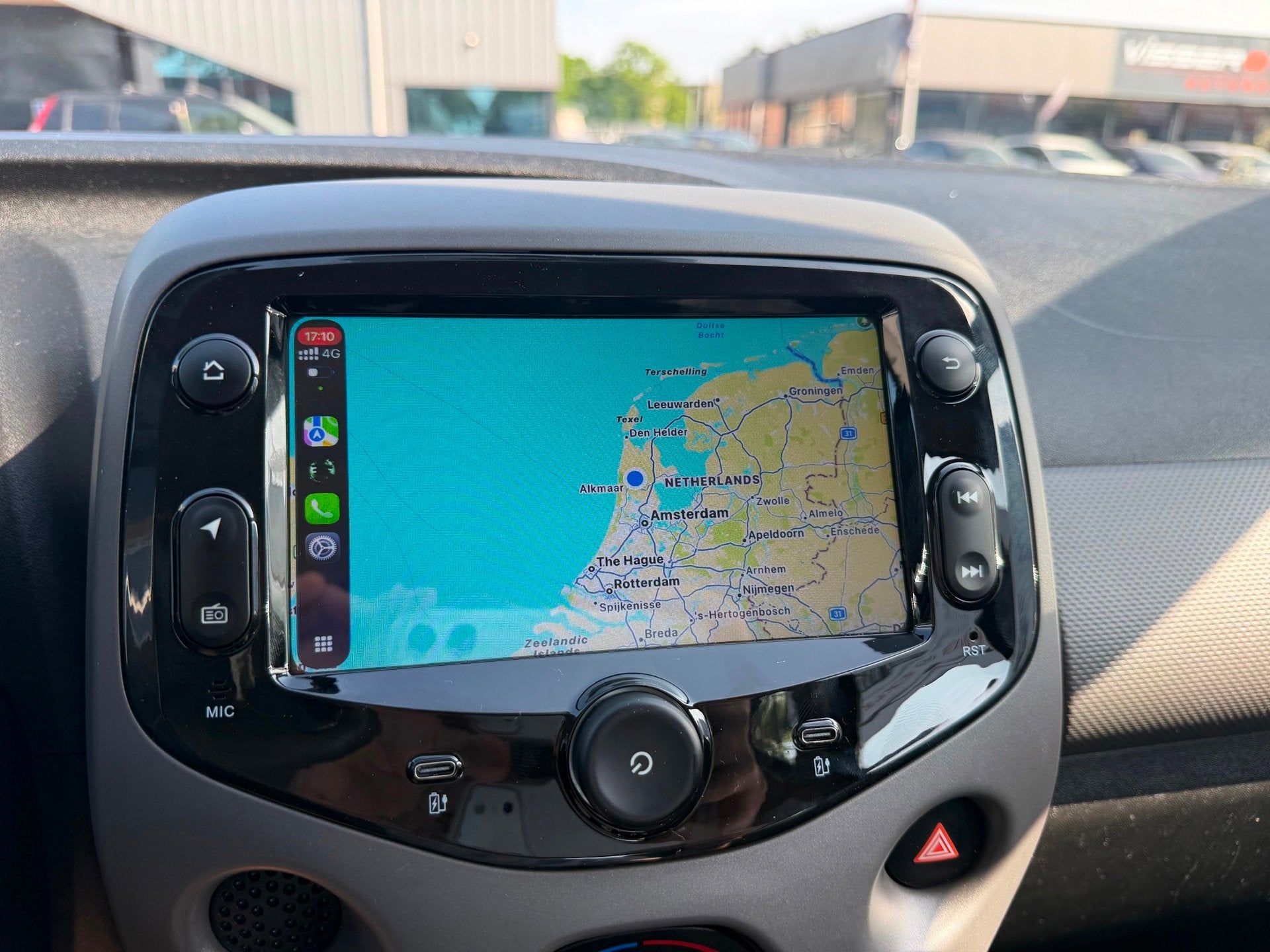 Peugeot 108 1.0 e-VTi Active/Airco/Navi/Carplay/Nap/Nieuw Ap, Auto's, Peugeot, Voorwielaandrijving, Gebruikt, Euro 6, 4 stoelen