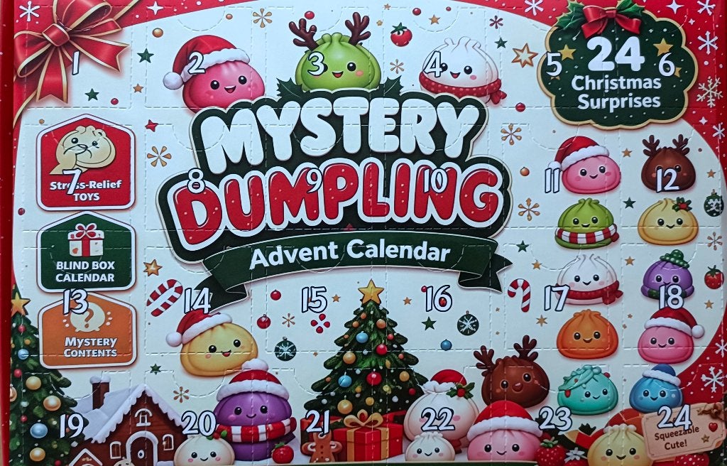 Squishy Dumplings Adventskalender, Ophalen, Nieuw, Jongen of Meisje