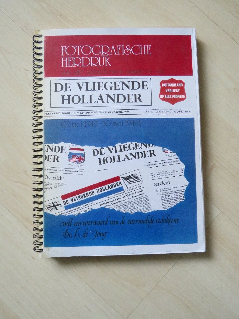 De Vliegende Hollander ( complete,fotografische herdruk), Boeken, Ophalen of Verzenden, Algemeen, Tweede Wereldoorlog, Gelezen