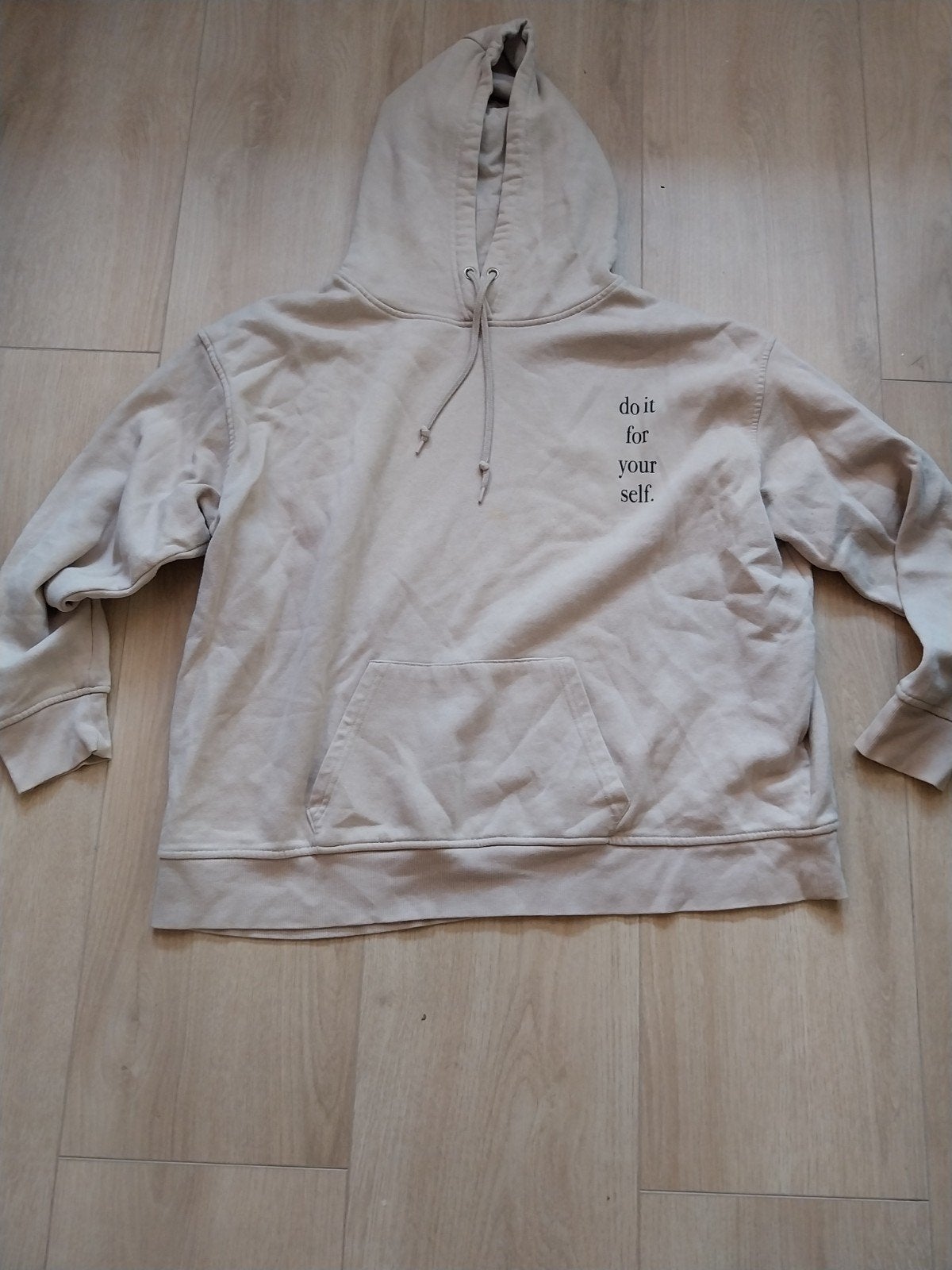 crèmekleurige hoodie, Primark, Beige, Maat 46/48 (XL) of groter, Ophalen of Verzenden