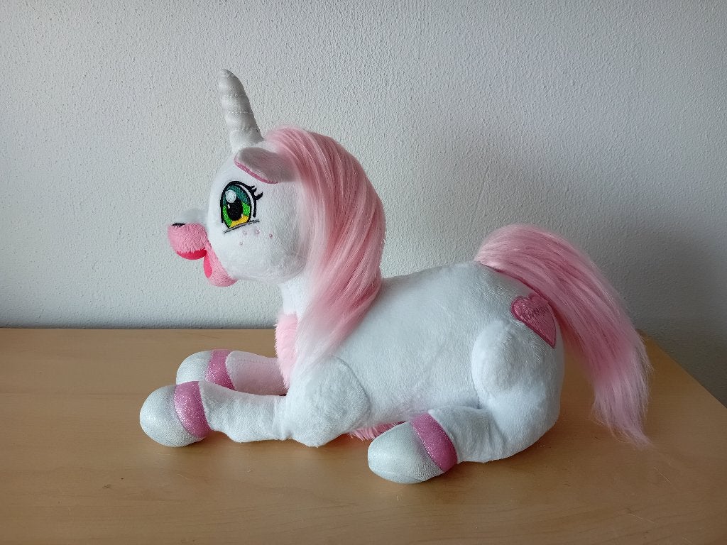 Unicorn Juna knuffel Toverland, Gebruikt, Overige karakters, Ophalen of Verzenden, Middelgroot (20 tot 80 cm)