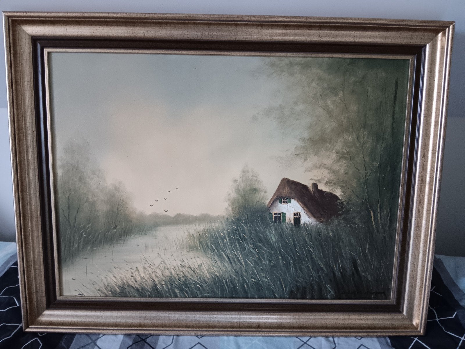 landschaps schilderij van Diederick van Diepen, 1896-1970., Ophalen