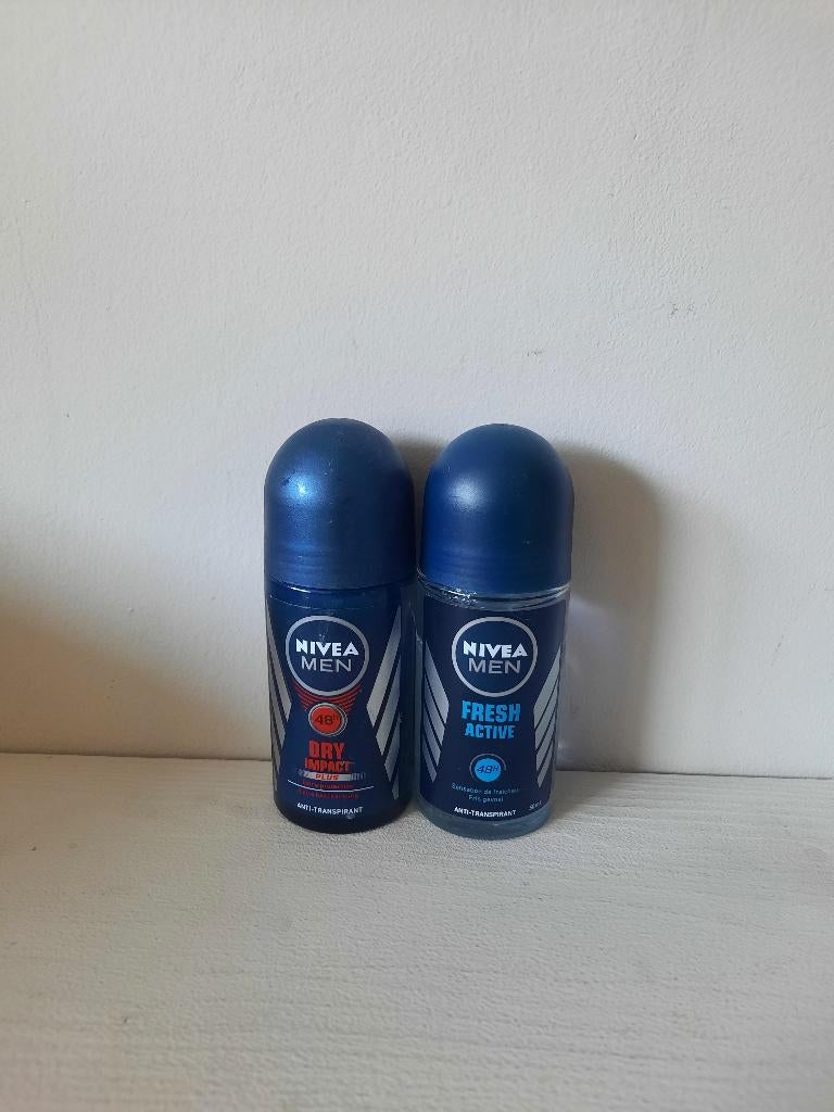 2x Nivea deodorant rollers (heren), Ophalen of Verzenden, Nieuw, Deodorant of Bodyspray