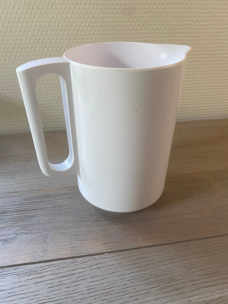 Vintage melamine schenkkan / melkzakhouder Melamine Thai, Overige materialen, Overige typen, Ophalen of Verzenden, Zo goed als nieuw