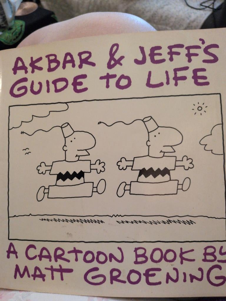 Akbar & Jeff's Guide to Life - Matt Groening stripboek, Boeken, Stripboeken, Ophalen of Verzenden