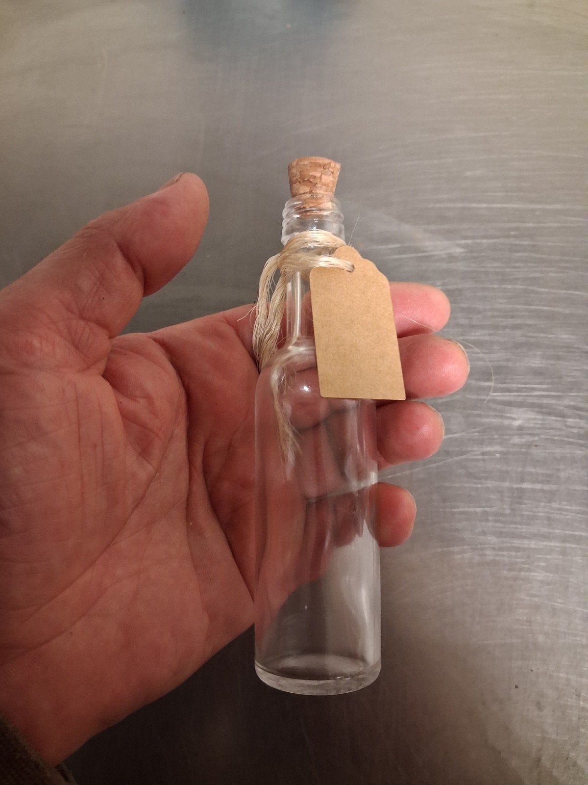 140 lege glazen flesjes met kurk. 50 ml., Ophalen of Verzenden, Gebruiksvoorwerp