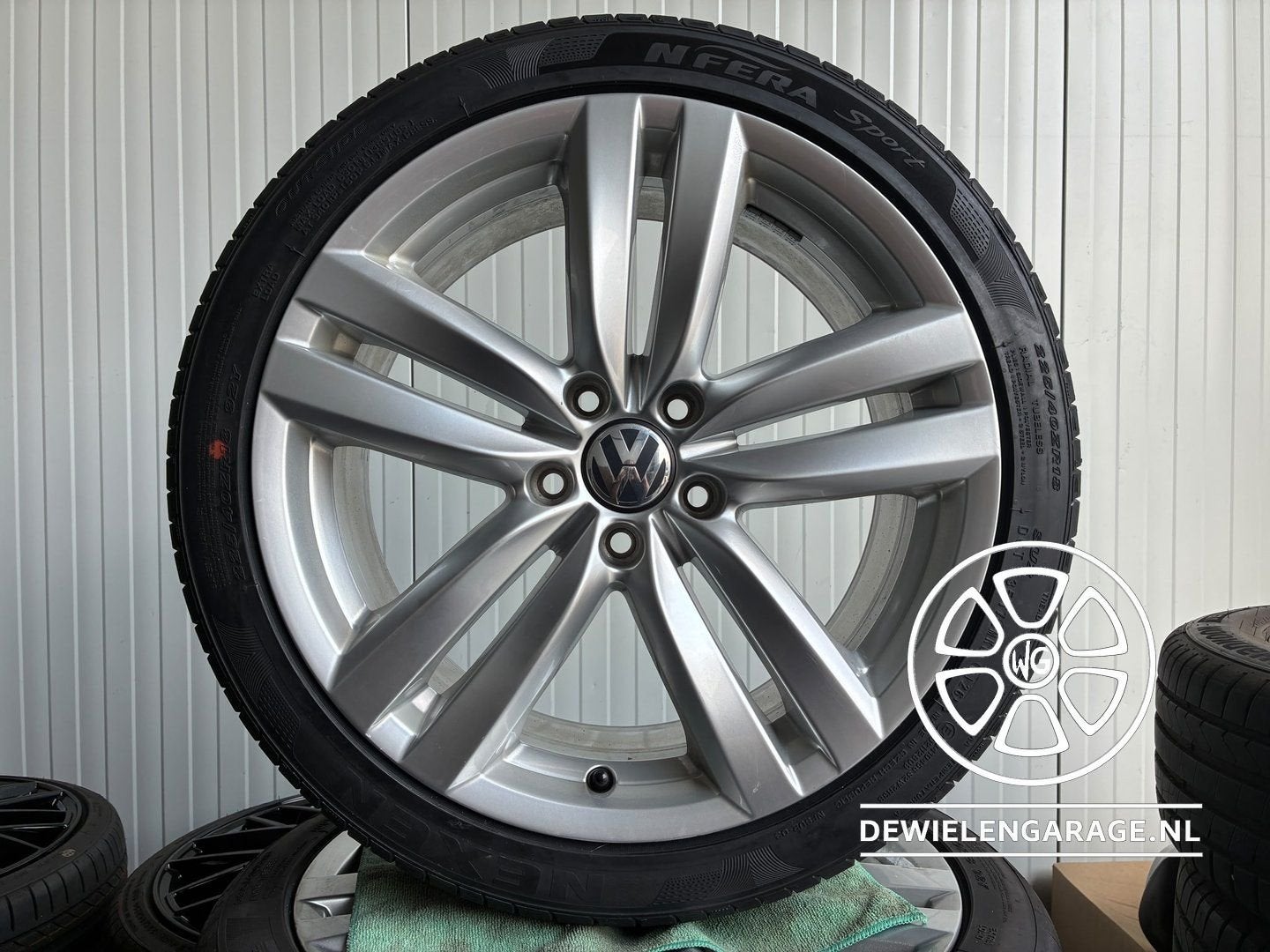 18 inch VW Velgen KANSAS (Durban) Golf Caddy 5x112 nieuwe ba, Gebruikt, -, -, Banden en Velgen