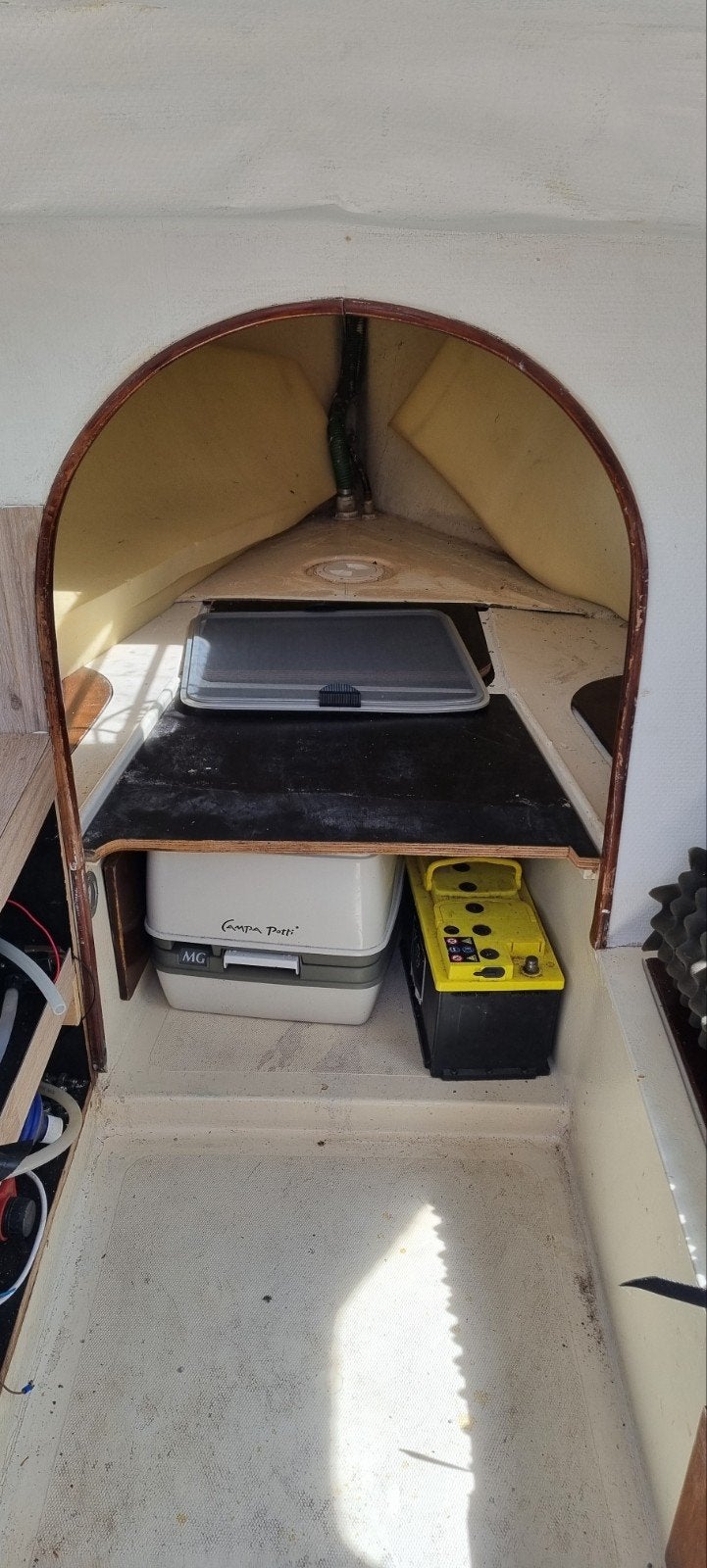 Midget met inboard diesel, Watersport en Boten, Ophalen of Verzenden, Motor en Techniek, Zeilboot of Motorboot