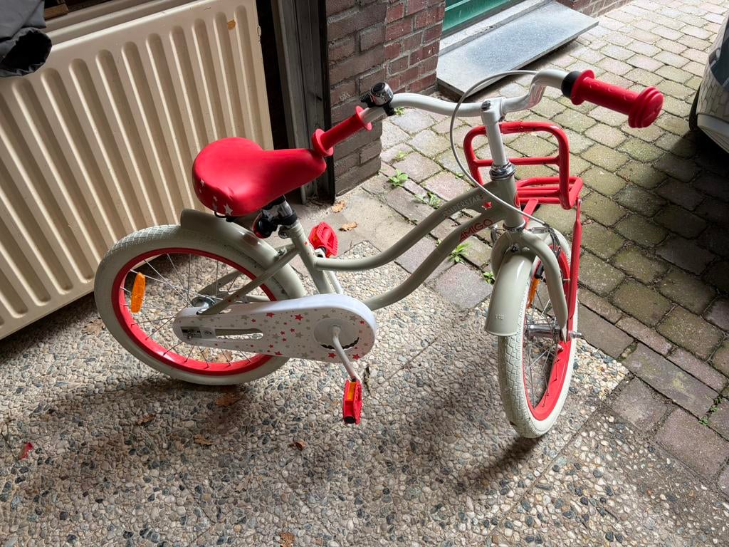 Kinderfiets 18 inch, nooit gebruikt!, Ophalen, Zo goed als nieuw, Terugtraprem, 16 tot 20 inch