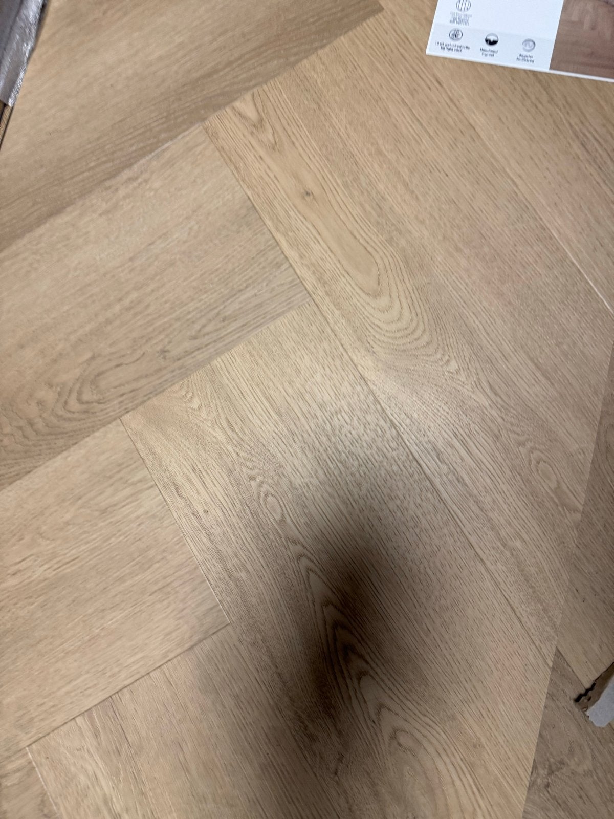 110m2 Pallet Klik PVC Walvisgraat Oak Light 0,55mm toplaag, Ophalen of Verzenden, Nieuw, Overige typen