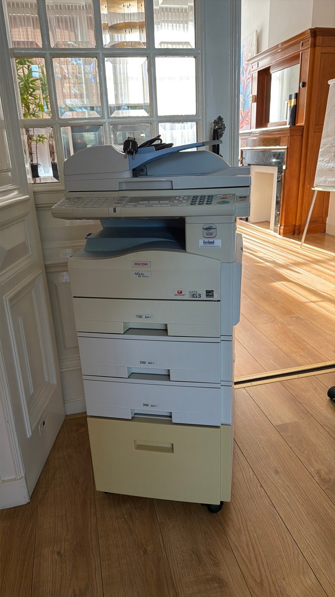 Kantoorprinter - Ricoh Aficio MP 201SPF, Computers en Software, Ophalen, Zo goed als nieuw, Scannen