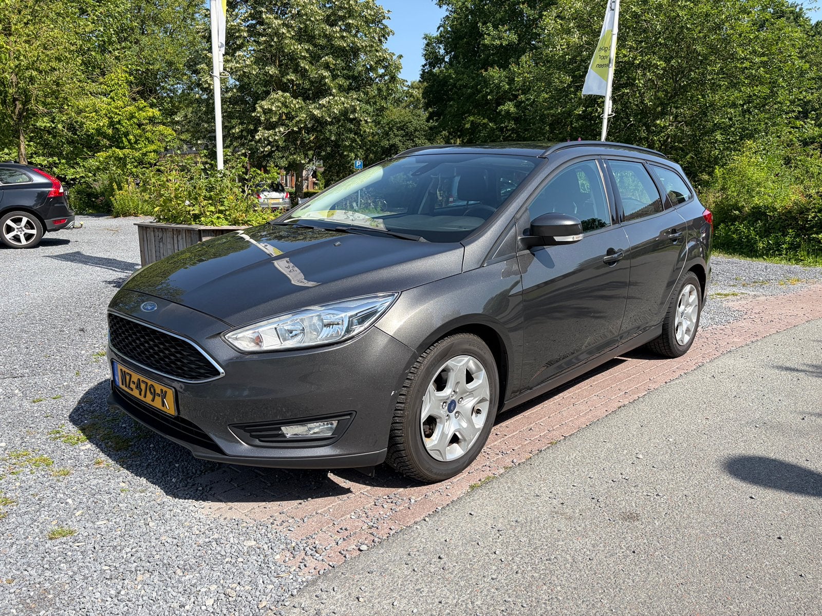 Ford Focus 1.0 Ecoboost 74KW Wagon 2016 Grijs, Auto's, Stof, Euro 6, 100 pk, Handgeschakeld