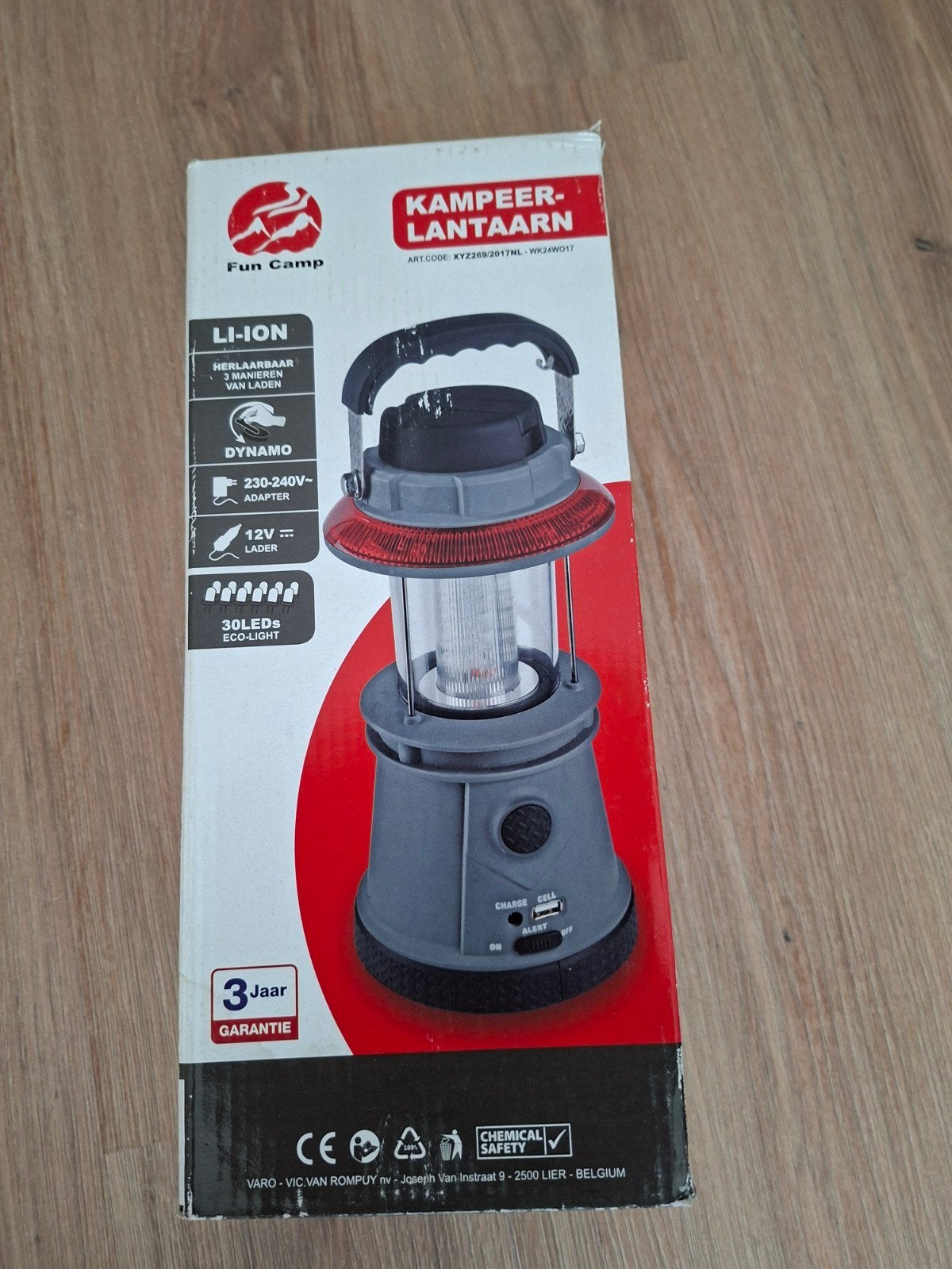 camping lamp/lantaarn, Ophalen, Zo goed als nieuw