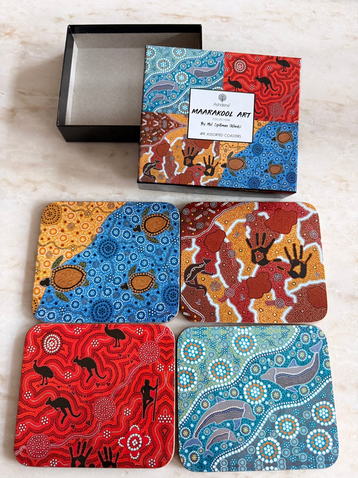 Ashdene Maarakool Art Onderzetters & Placemats – Nieuw!, Ophalen, Zo goed als nieuw