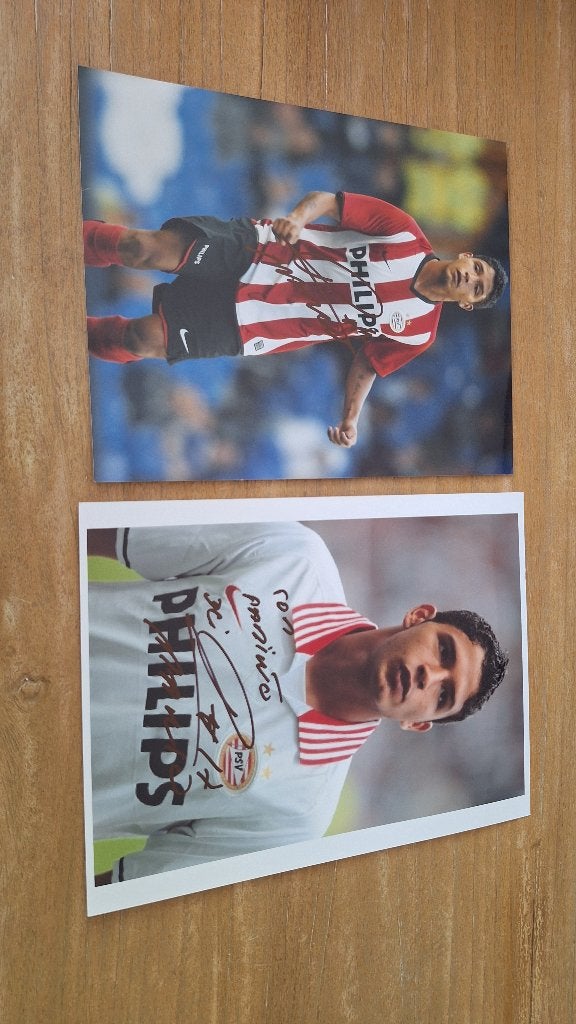 Foto 20x25 cm met handtekening; Reimundo Manco # PSV, Ophalen of Verzenden, Nieuw, PSV, Overige typen