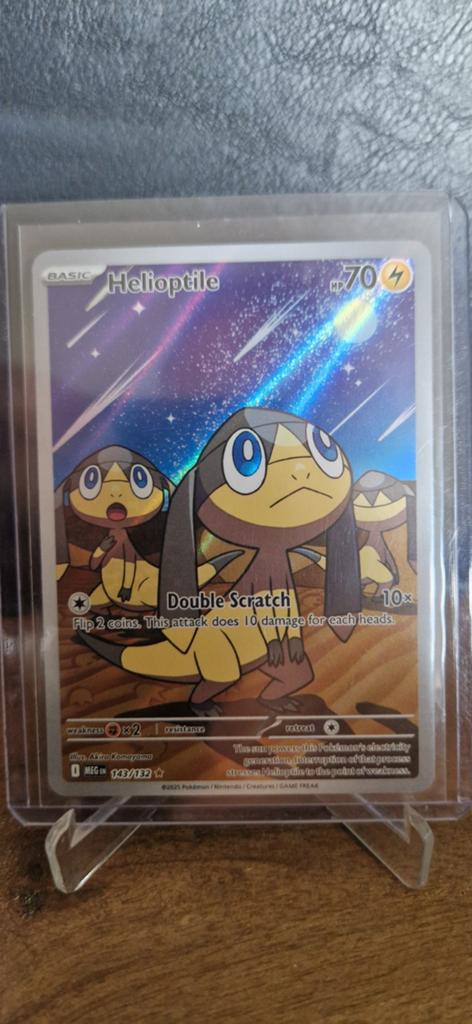 Helioptile 143/132 - Pokémon Kaart, Ophalen of Verzenden, Zo goed als nieuw, Losse kaart