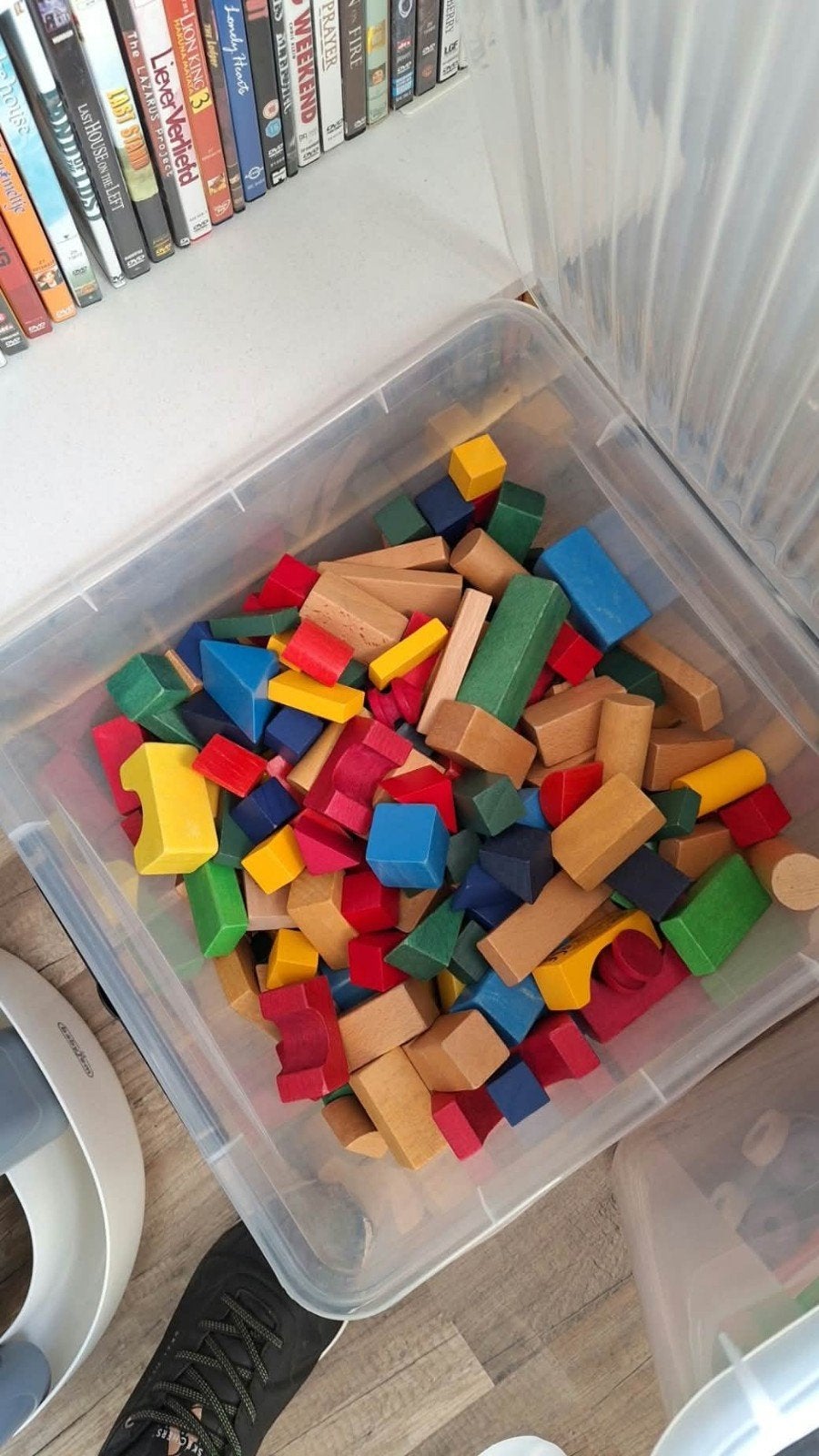 heel veel houten blokken, Kinderen en Baby's, Ophalen, Zo goed als nieuw