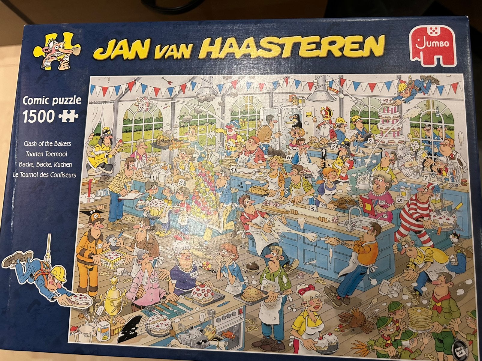 Jan van Haasteren puzzel 1500 stuks, Ophalen, 500 t/m 1500 stukjes, Gebruikt, Legpuzzel