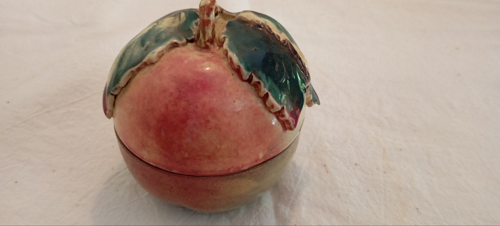 vintage potje appel vorm keramiek FG, Ophalen of Verzenden, Overige materialen