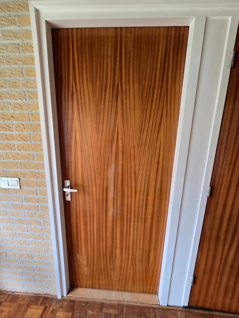Houten binnendeuren, Doe-het-zelf en Verbouw, Deuren en Horren, Ophalen, Gebruikt, 80 tot 100 cm, Binnendeur
