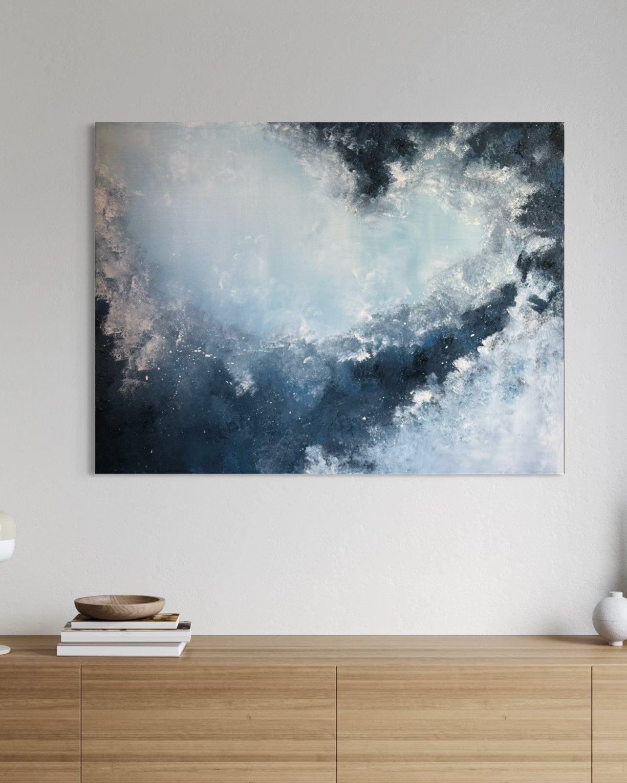 Handgeschilderd abstract schilderij | 120x90 cm, Ophalen of Verzenden