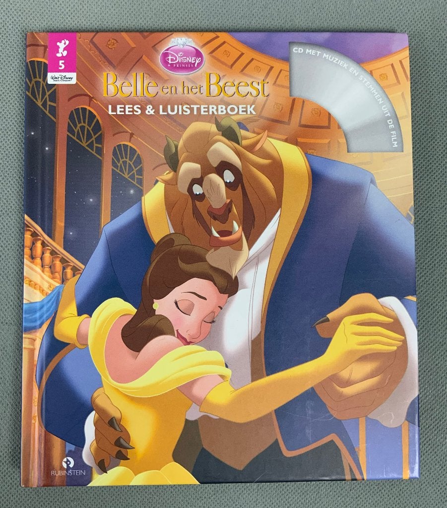 Walt Disney Belle en het Beest lees & luisterboek, Ophalen of Verzenden, Assepoester of Belle, Zo goed als nieuw, Overige typen