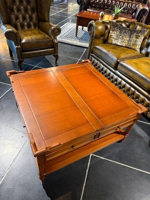 Klassieke Salontafel, Huis en Inrichting, Ophalen, 50 tot 100 cm, Klassiek, Vierkant