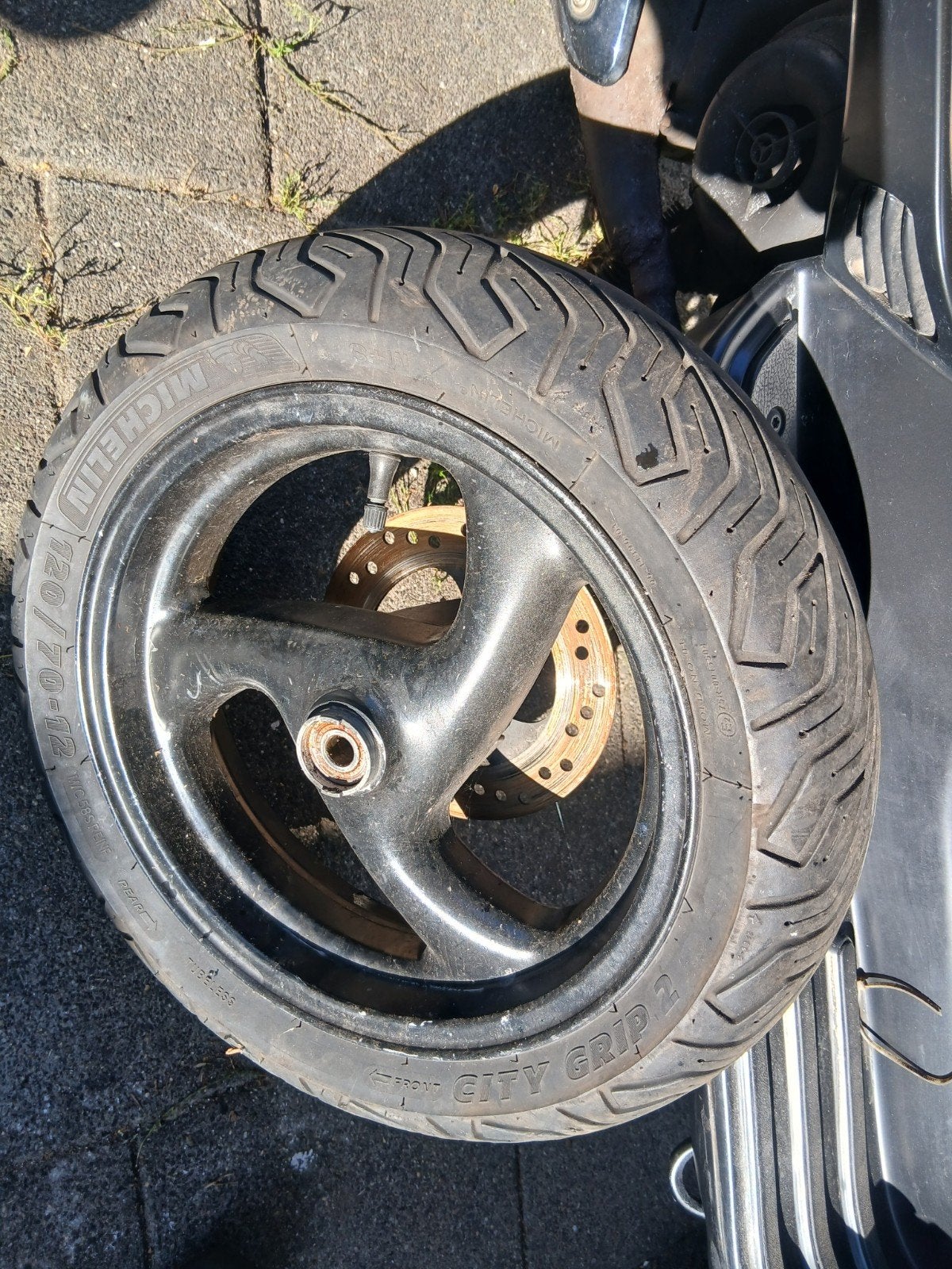 Peugeot vivacity voorwiel, Ophalen of Verzenden, Gebruikt, Overige typen, Peugeot