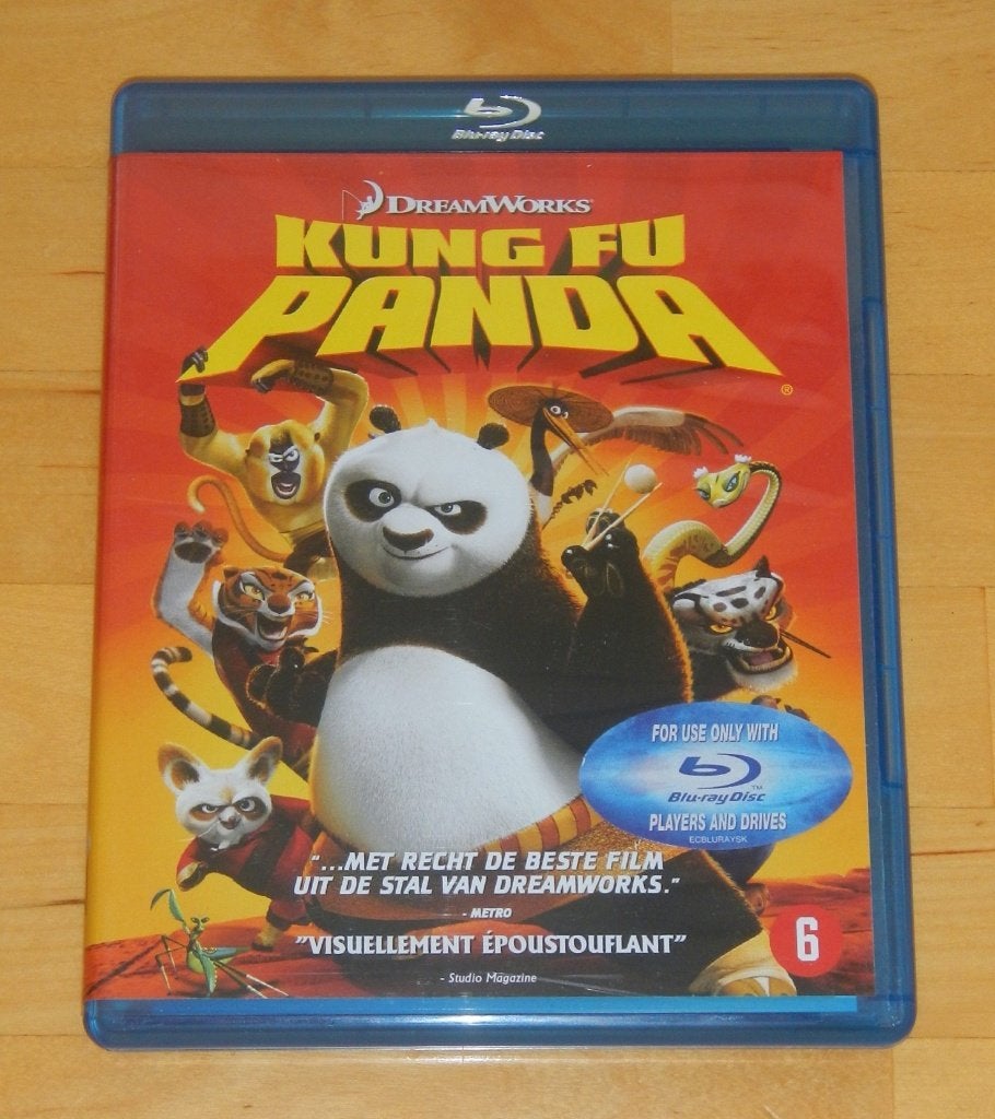 blu ray - Kung Fu Panda, Ophalen of Verzenden, Zo goed als nieuw, Tekenfilms en Animatie