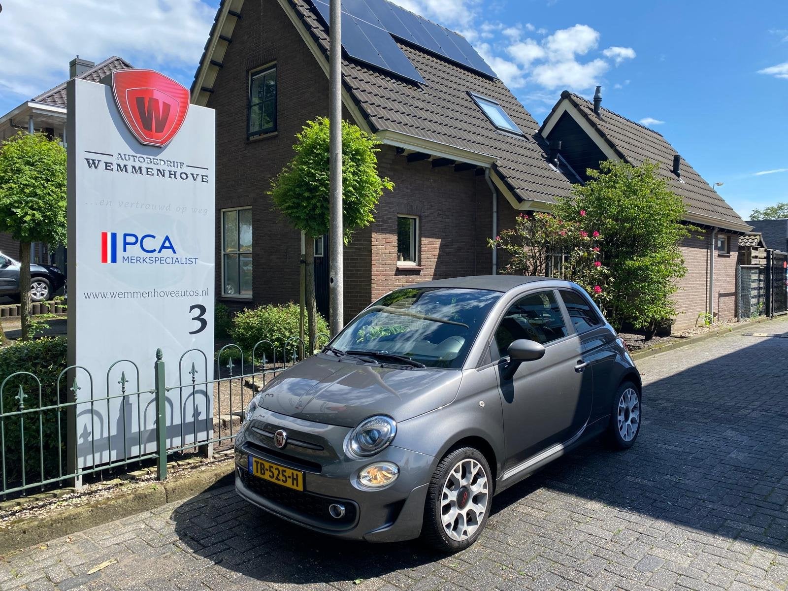 Fiat 500C 0.9 TwinAir Turbo Sport Cabriolet/Alu wielen/Sport, Gebruikt, Origineel Nederlands, Bedrijf, 26 km/l