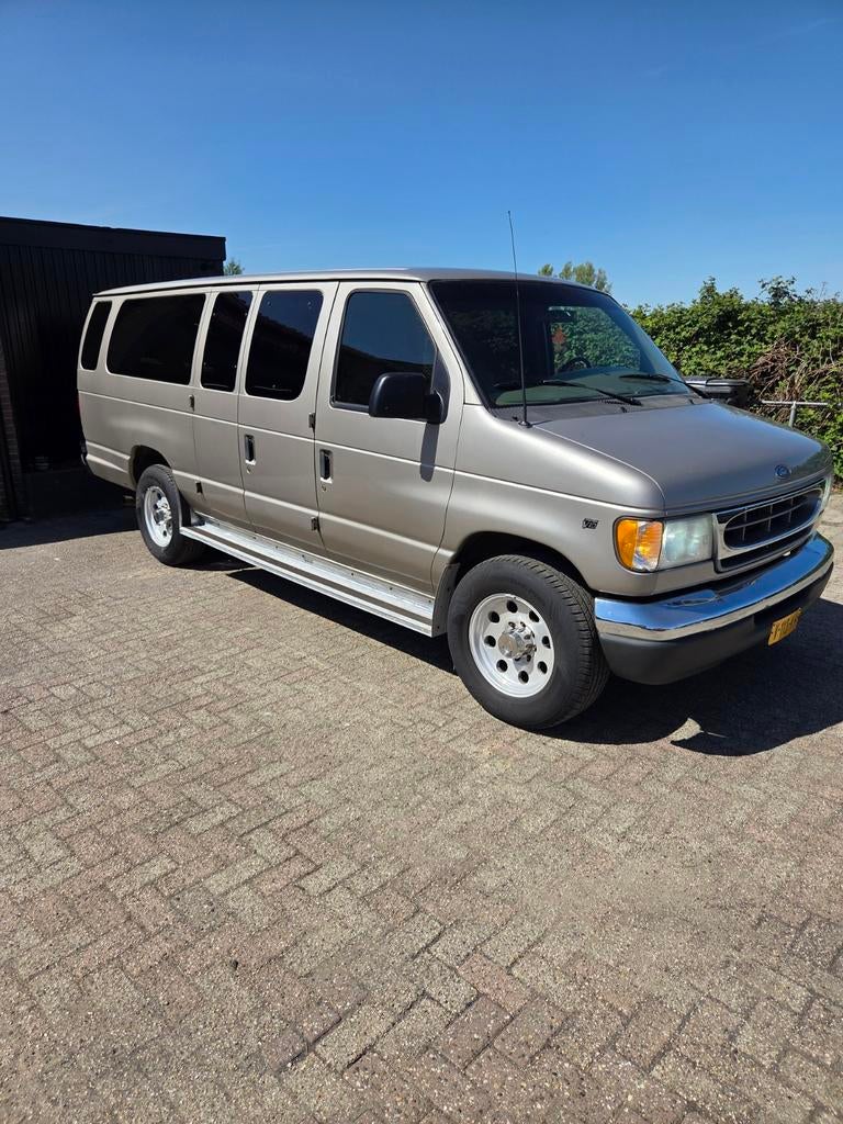Ford E350 6.8 V10 Lpg3 2001, Automaat, Beige, 2682 kg, Beige