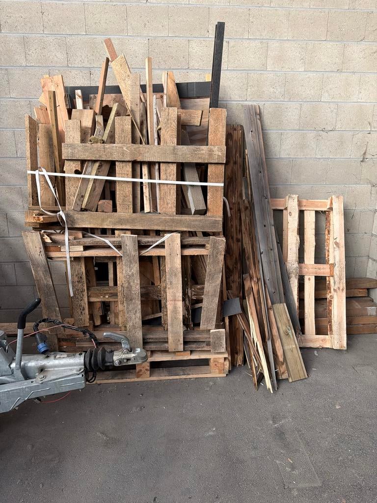 Diverse partij gebruikt hout, planken en pallets, Ophalen, Gebruikt, 25 tot 50 mm, Plank