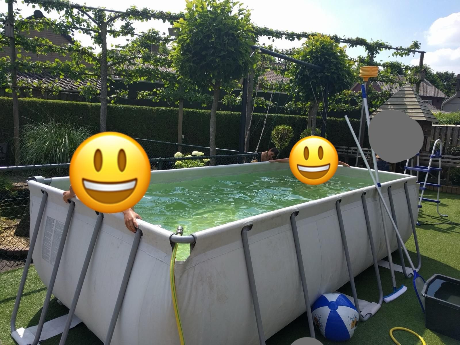 Zwembad/pomp/warmtepomp/4M/2M, Ophalen, Minder dan 80 cm, Rechthoekig, Minder dan 200 cm