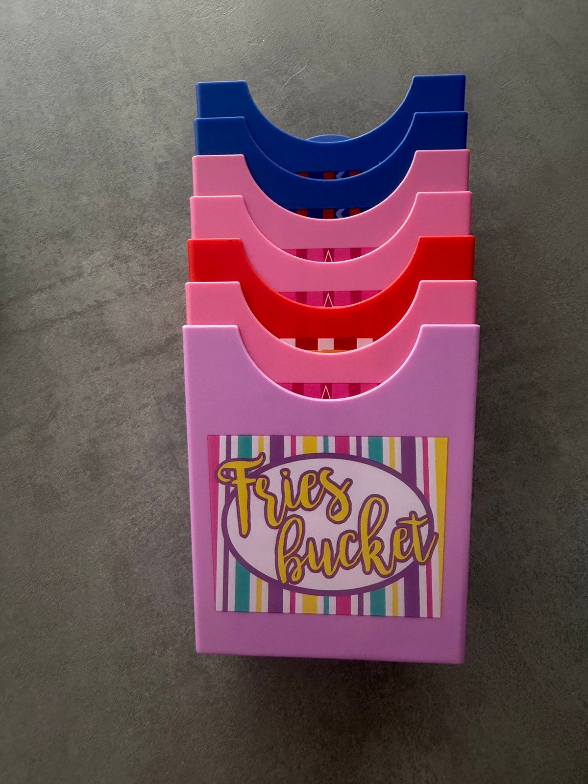 Trakratie patat bakjes, Hobby en Vrije tijd, Ophalen of Verzenden, Zo goed als nieuw, Feestartikel, Verjaardag