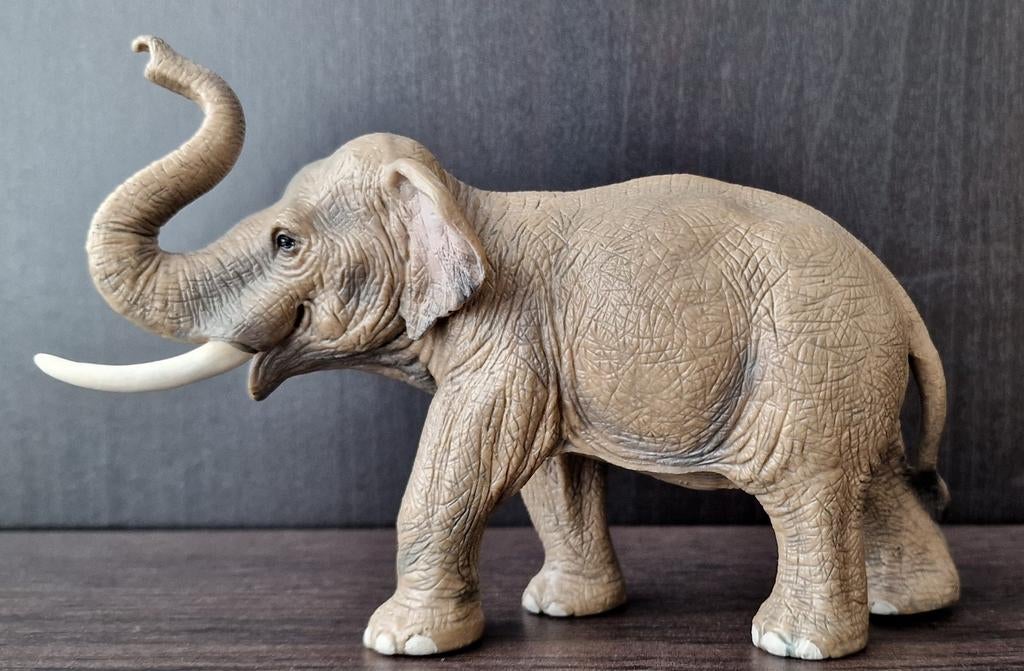 Schleich Wild Life Aziatische Olifant - 2011, Ophalen of Verzenden, Gebruikt, Wild dier, Beeldje of Figuurtje